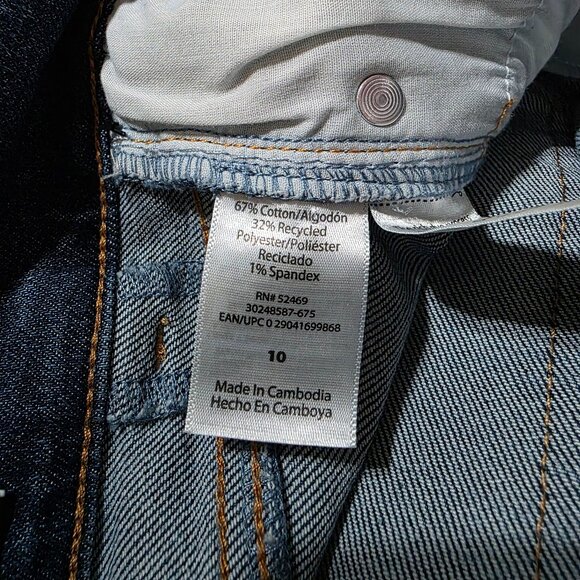 Sofia Vergara Jeans Super High Rise Wide Leg Margot Women's Size 2-18 Dark Blue - Picture 13 of 14